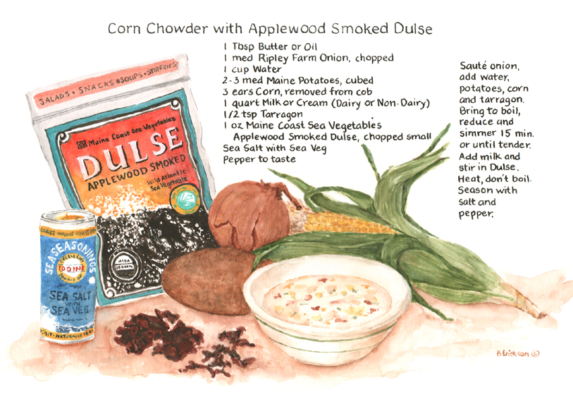 Chowder, Corn Chowder with Dulse