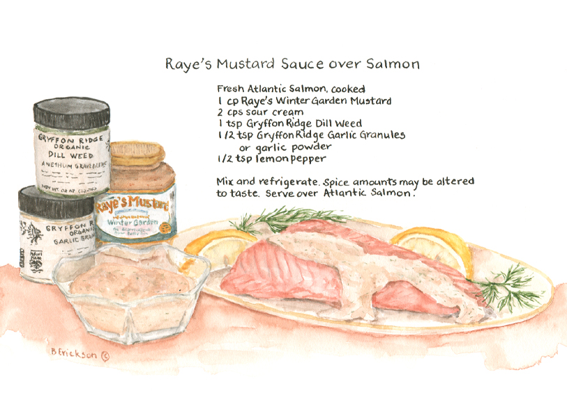 Seafood - Salmon and Raye's Mustard