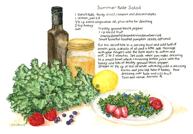 Salad - Summer Kale Salad